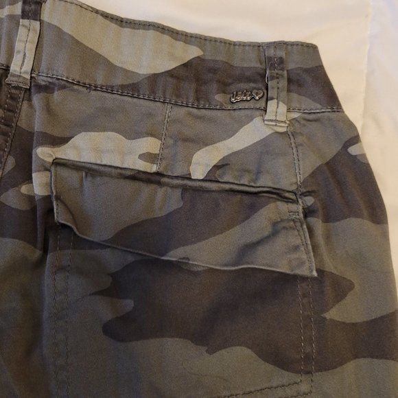 ❣️HP❣️Jolt skinny green utility camo low rise cargo pants sz: 7 - Picture 6 of 9